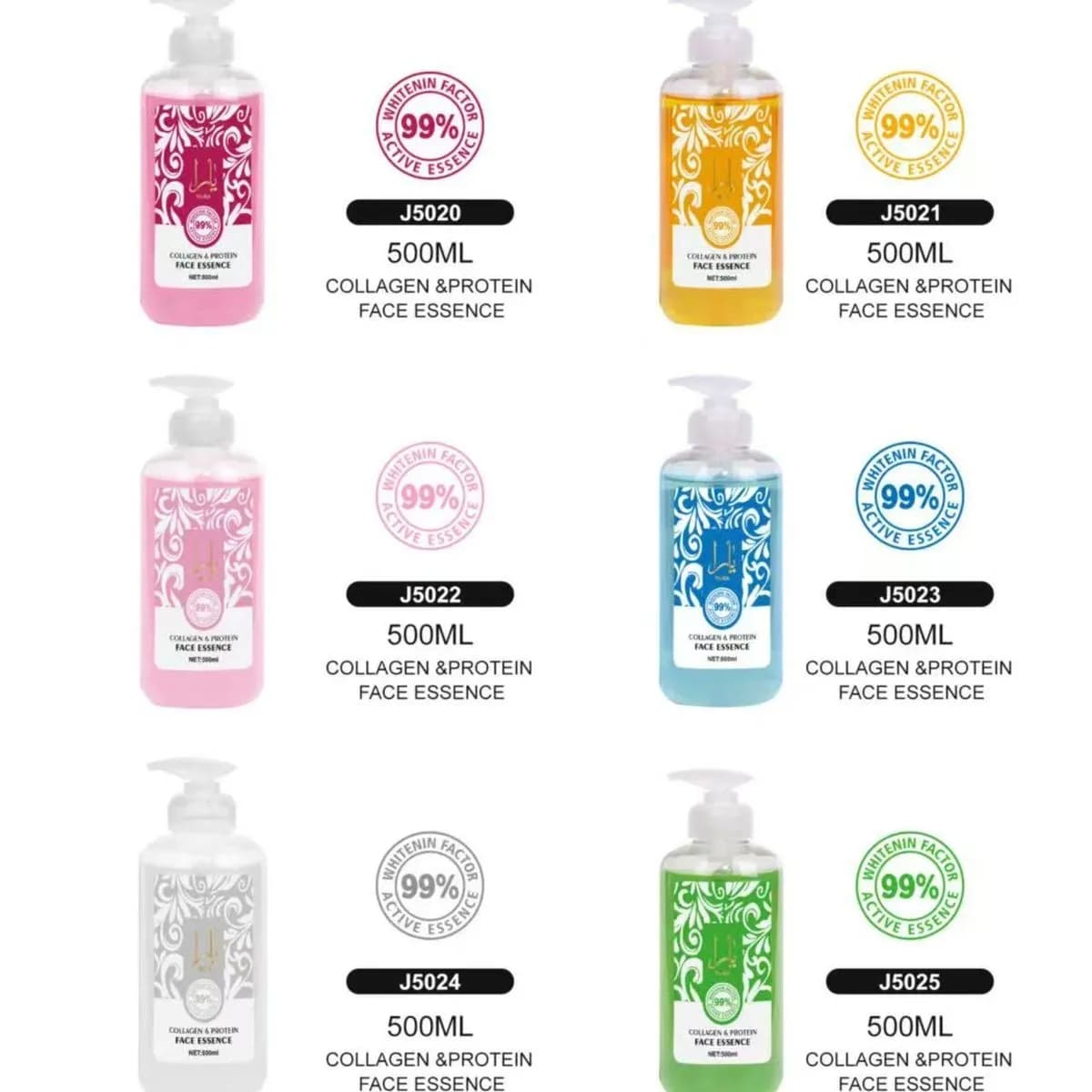 Collagen&Protein Face Essence Collection 500ml 6 szt