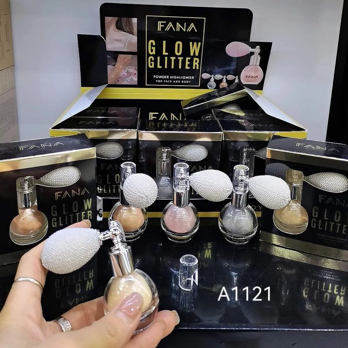 Hightlight Puder Glow Glitter FANA