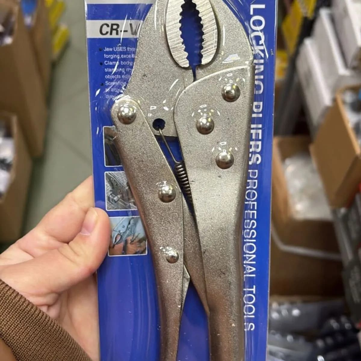 Szczypce Zaciskowe Stalowe