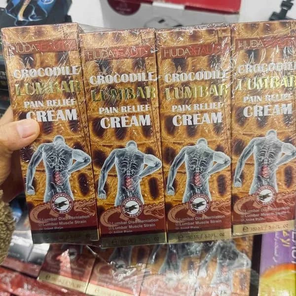 Krem Łagodzący Bóle Lędźwiowe CROCODILE 150ml HudaBeauty