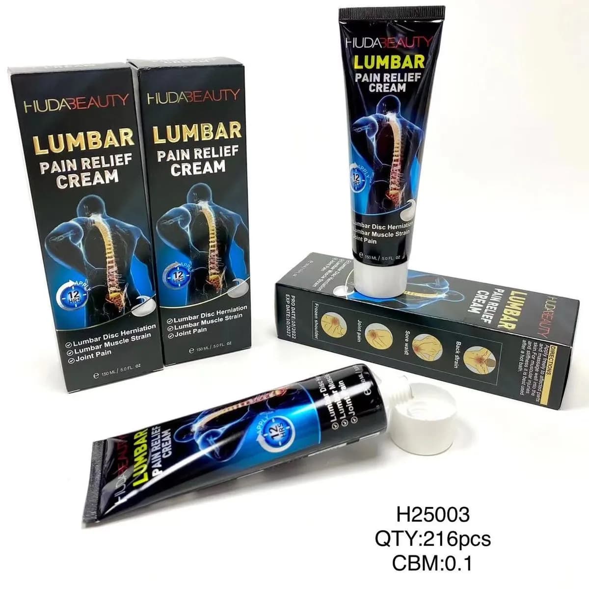 Krem Łagodzący Bóle Lędźwiowe 150ml HudaBeauty