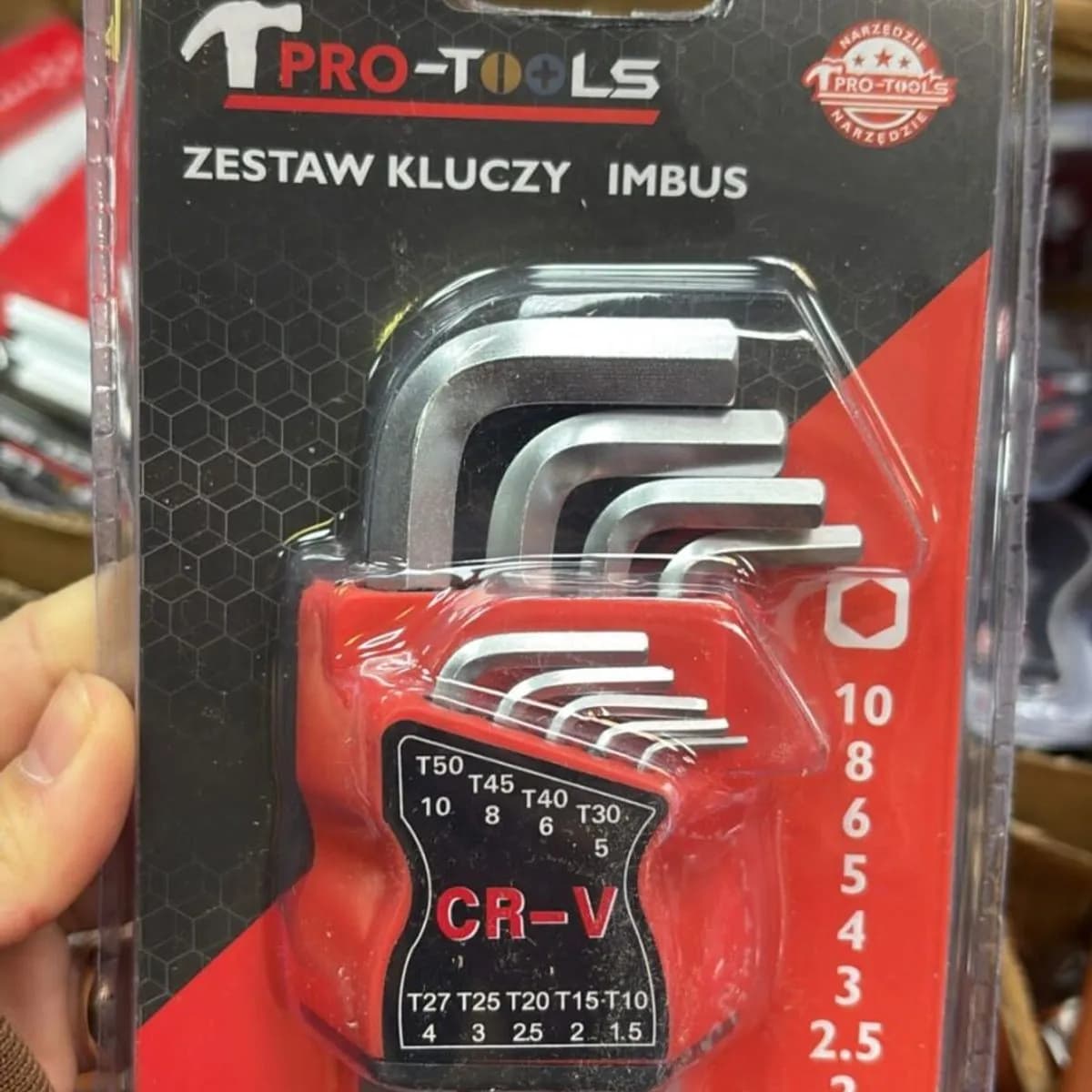 Zestaw Kluczy Imbusowych