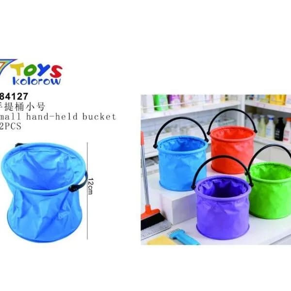 Wiaderko Plażowe Składane 7Toys 784142 Kolorowe