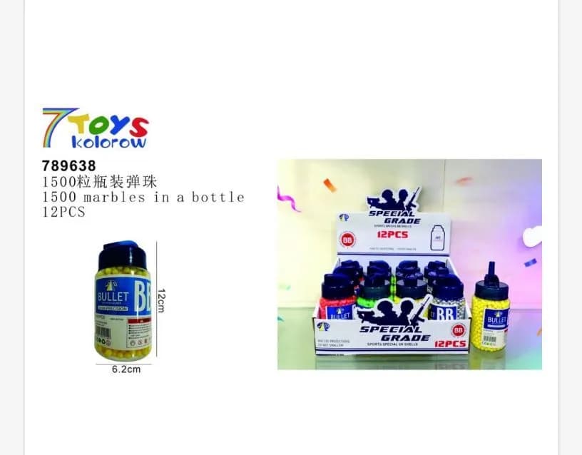 Zabawki Kulki Plastikowe 1500PCS