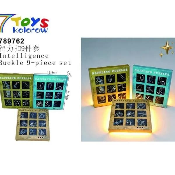 Zabawki Intelligence Buckle 9Piece Set