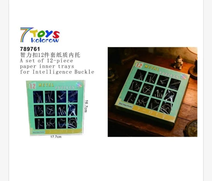 Zabawki Metal Puzzle