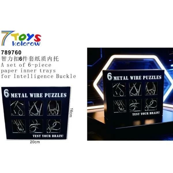 Zabawki Metal Wire Puzzles