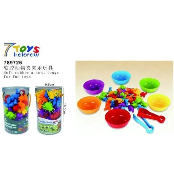 Zabawki Soft Rubber Animal Tongs 9,5 cm
