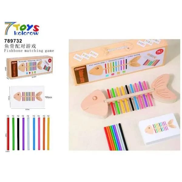 Zabawki Fishbone Matching Game