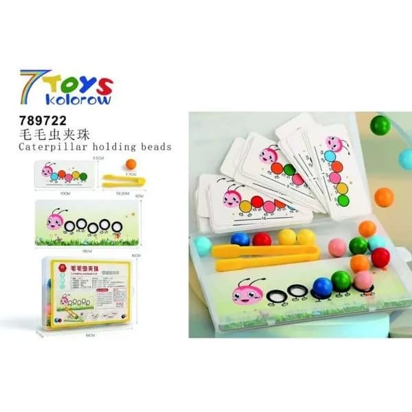 Zabawki Caterpillar Holding Beads