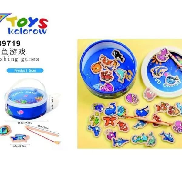 Zabawka Fishing Game 78971 Kolorowa Rybki