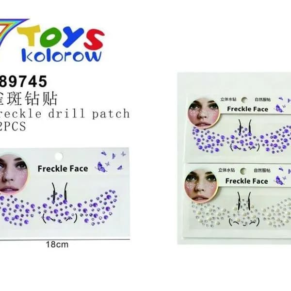 Zabawki Naklejki Freckle Face Patch 12 szt