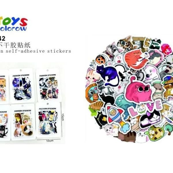 Naklejki Cartoon 7Toys 24 szt. Zestaw