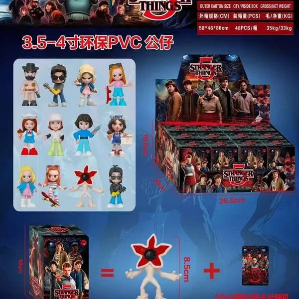 Zabawki Stranger Things Mini Figury PVC 3-4 cm BM-29
