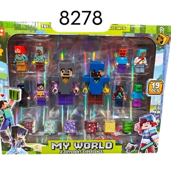 Zabawki Figurki Minecraft Magnetyczny