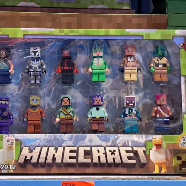 Zabawki Figurki Minecraft 12PCS