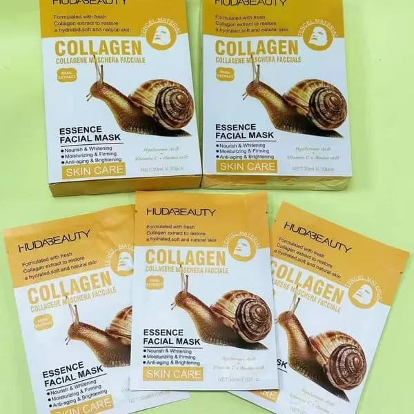Maski w płachcie kolagenowe Hudbeauty 10 szt