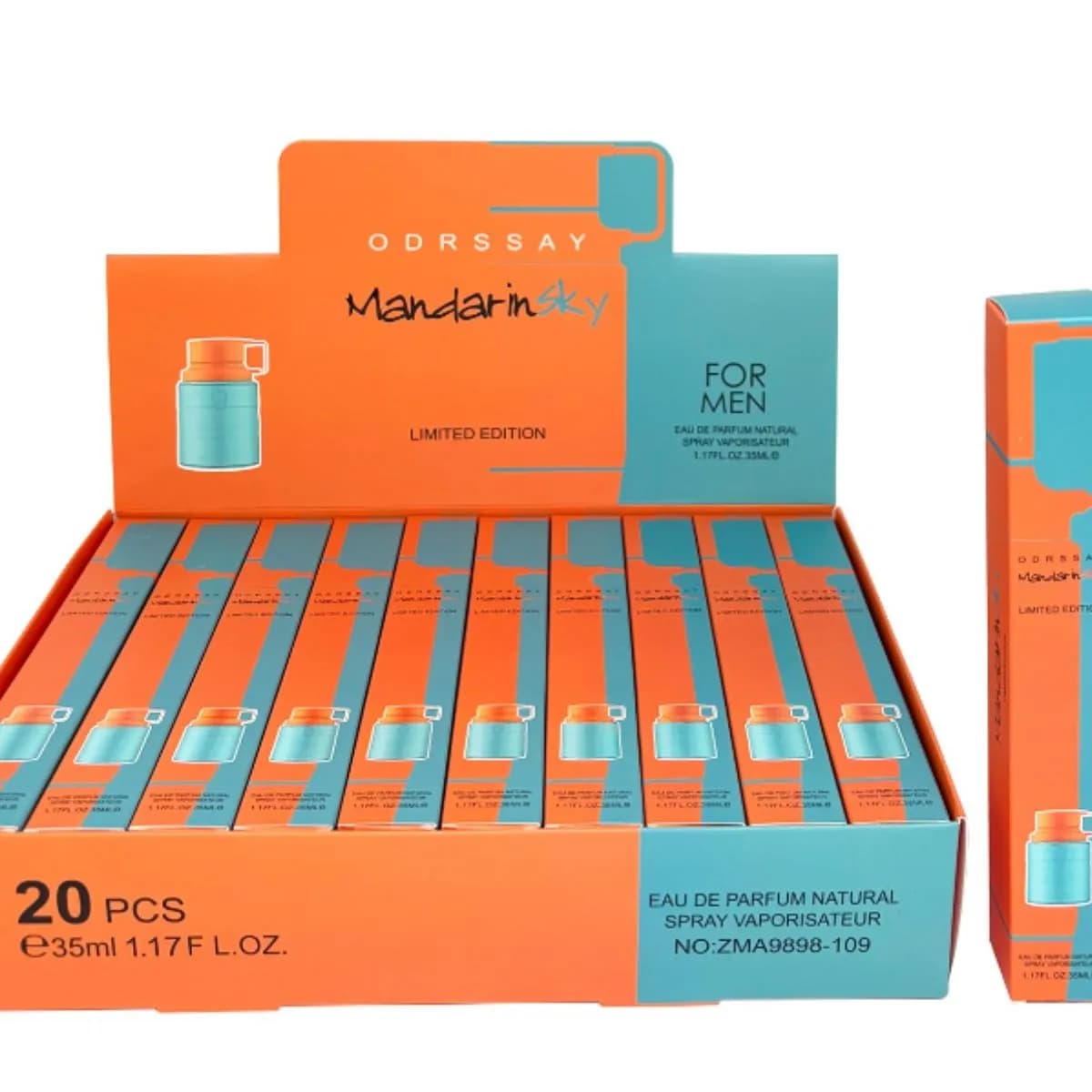 Perfumetki Mandarin Sky 35ml dla mężczyzn, 20 szt