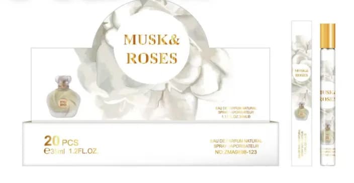 Perfumetki Musk & Roses 35ml 20 szt