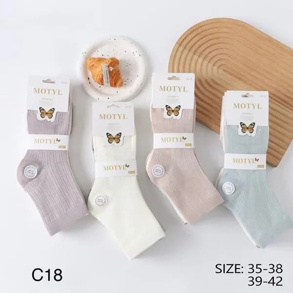 Skarpetki damskie Moty pastelowe rozmiar 35-38 i 39-42