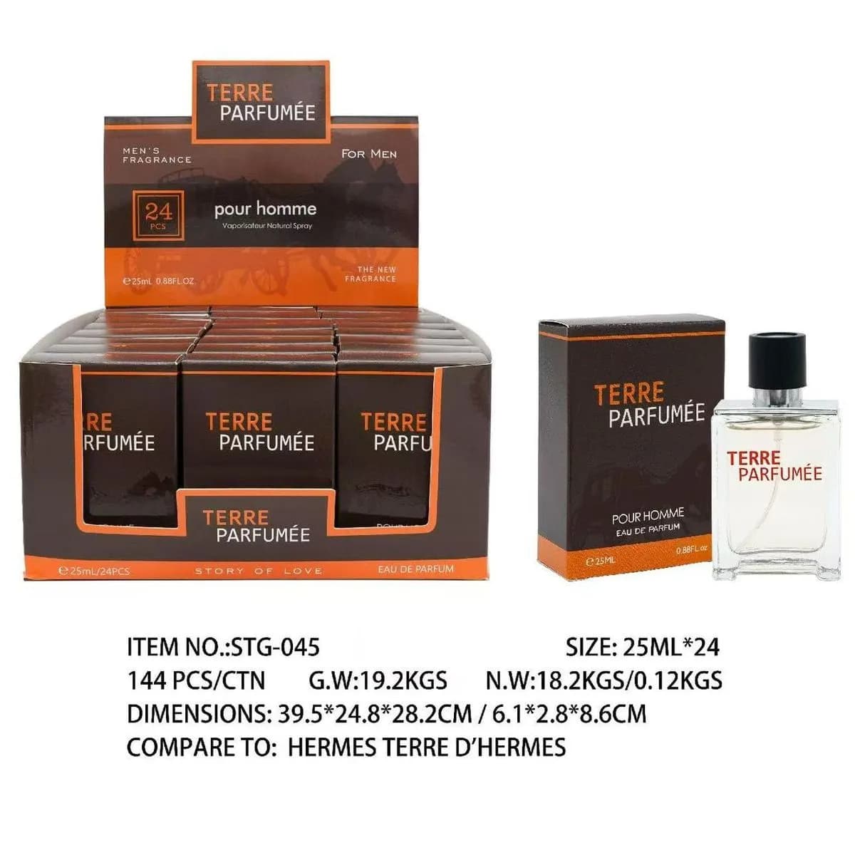 Perfume Terre 25ml pour homme męskie 25ml