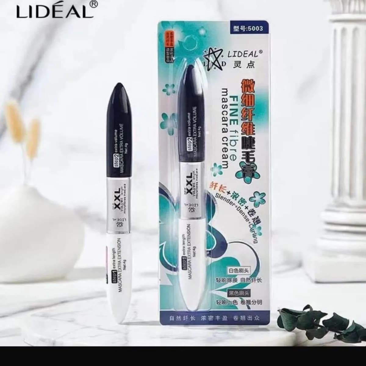 Maskara Petarda 2w1 LIDÉAL XXL Volume & Length 24szt