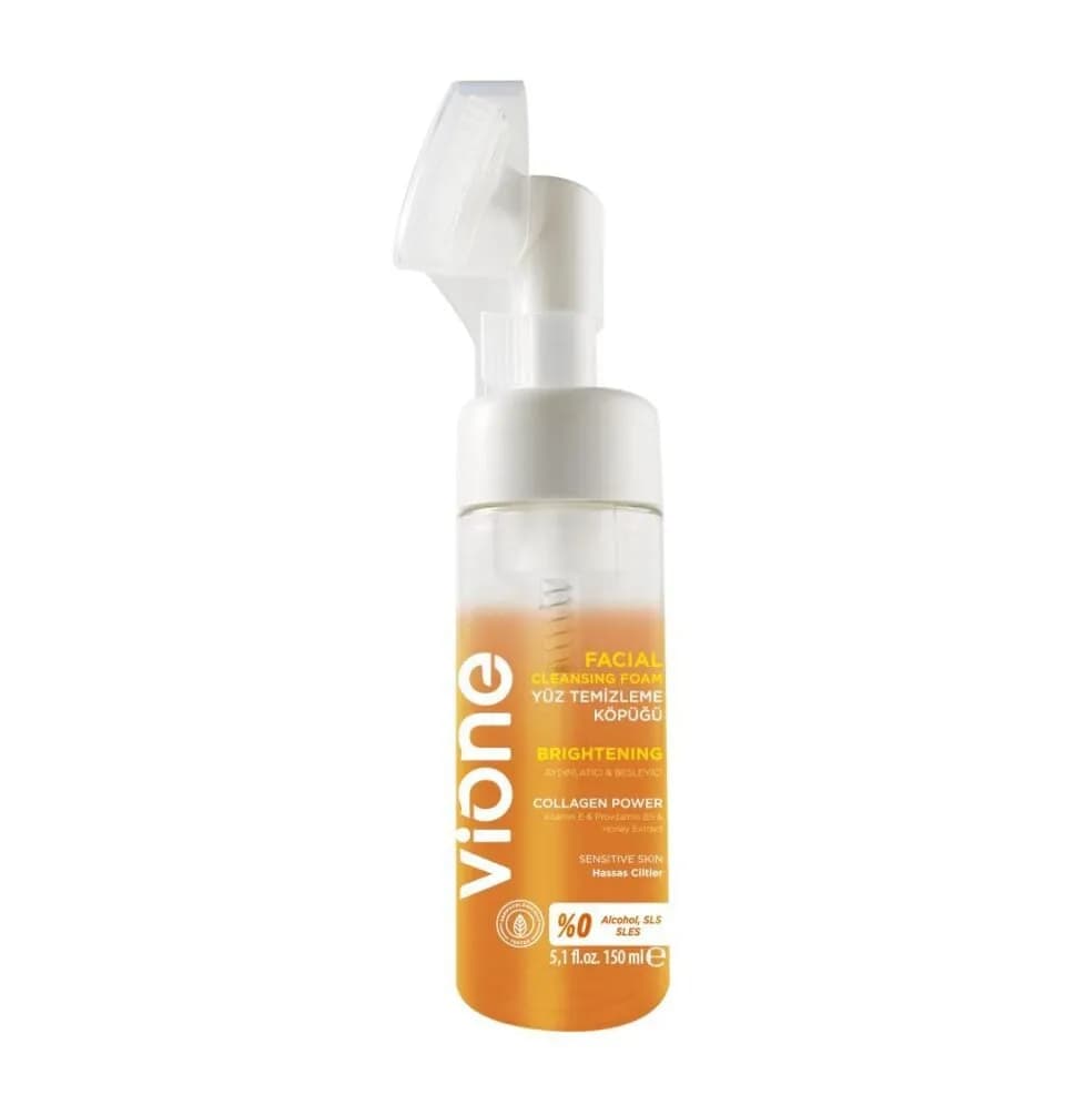 Pianka do twarzy Vione Brightening 150ml ze szczoteczką silikonową