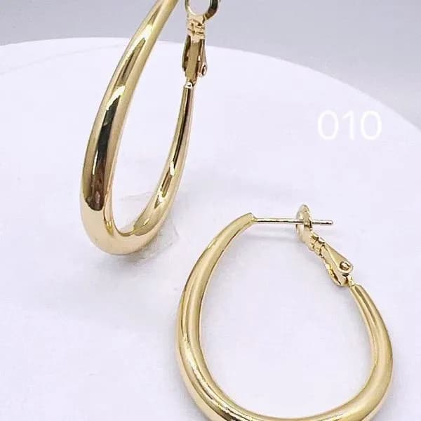 Kolczyki damskie koła złote SKU 40925-119