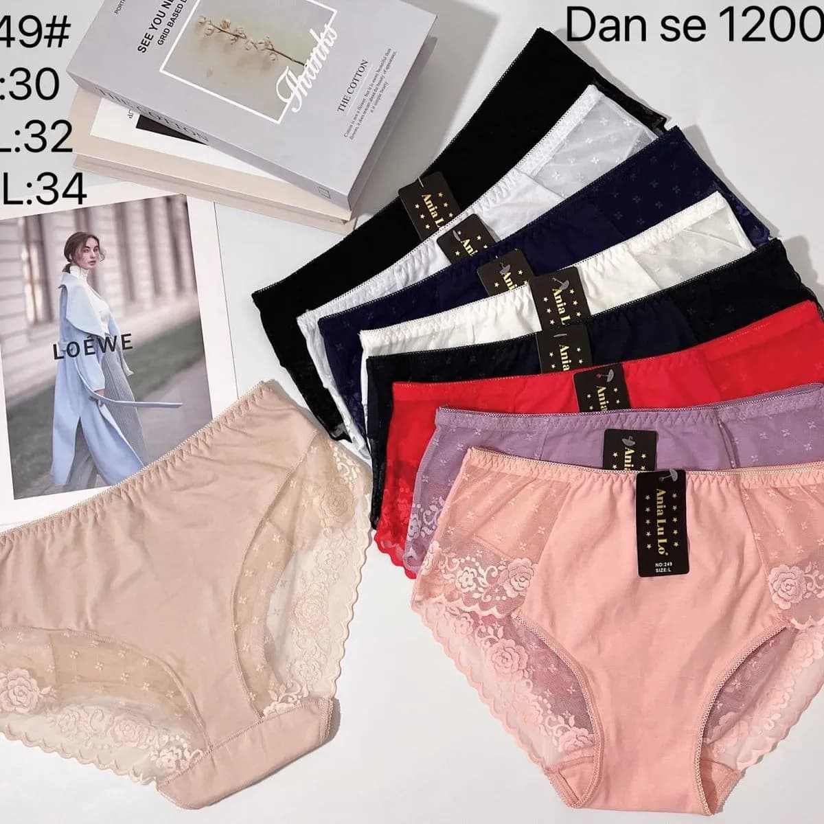 Majtki damskie Dan se 1200 L30 XL32 2XL34