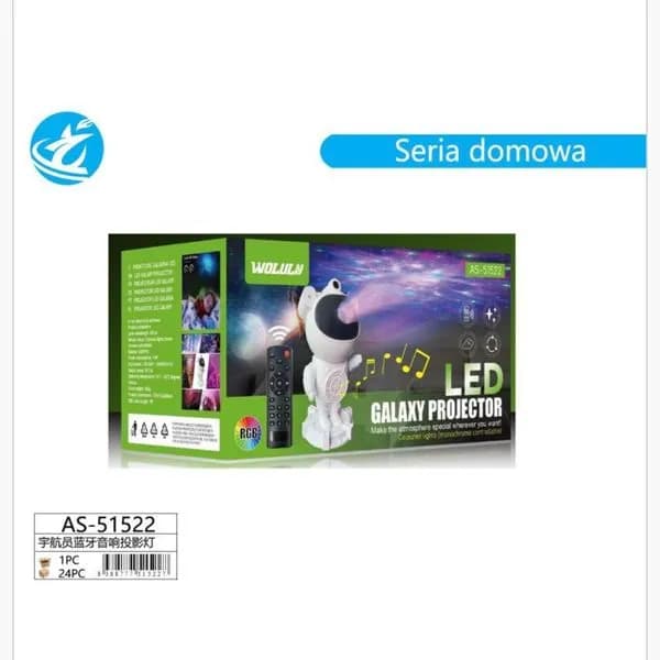 Lampka Projektor LED Galaxy Astronaut