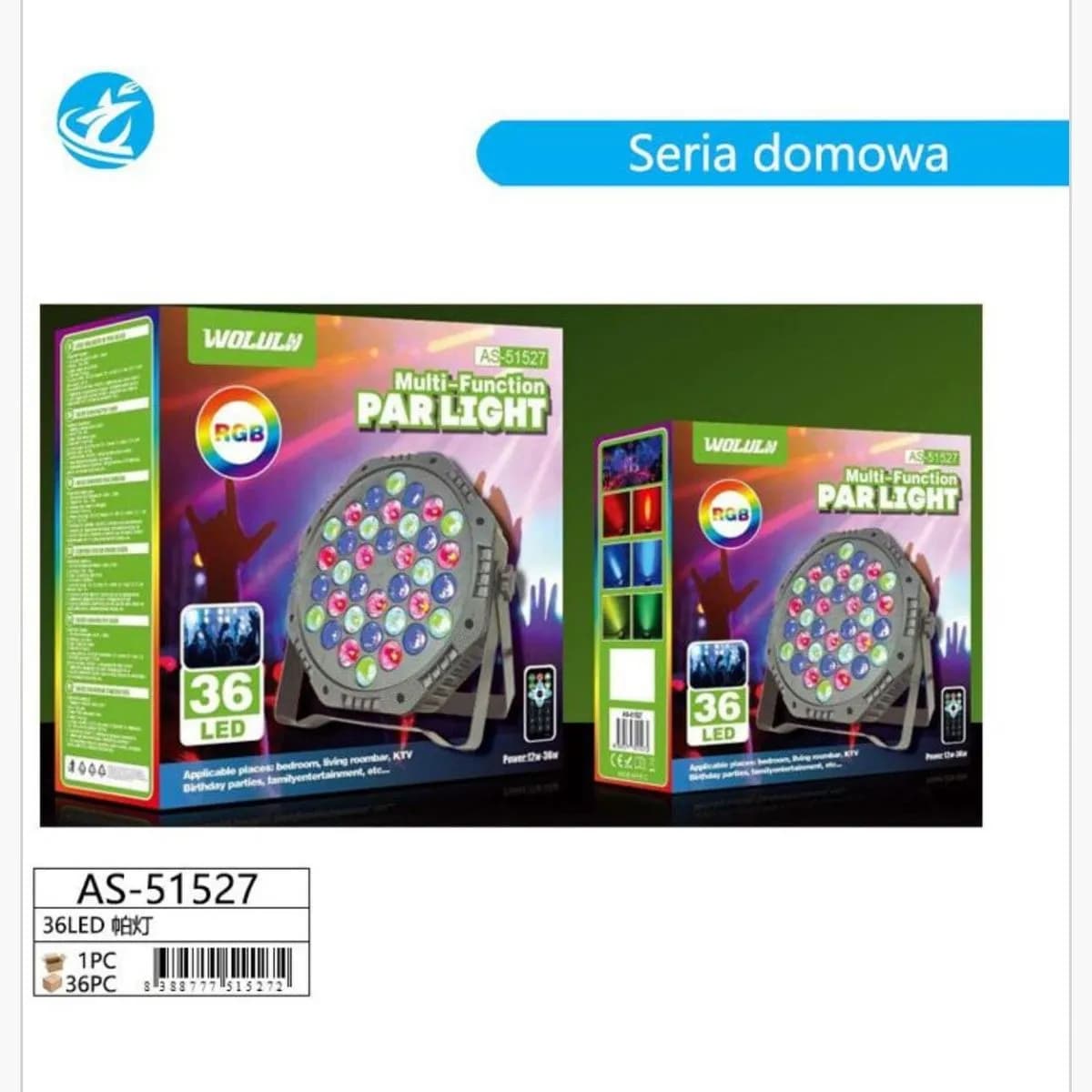 Lampka Multi Function Par Light 36LED