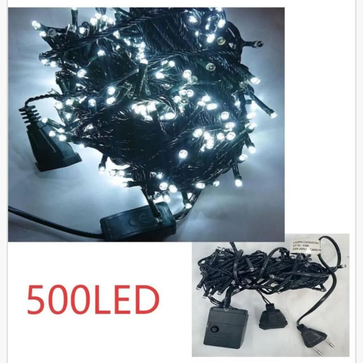 Lampka Dekoracja Świąteczny 500LED