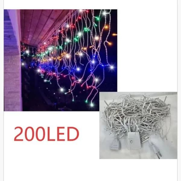 Lampka Dekoracja Świąteczny 200LED