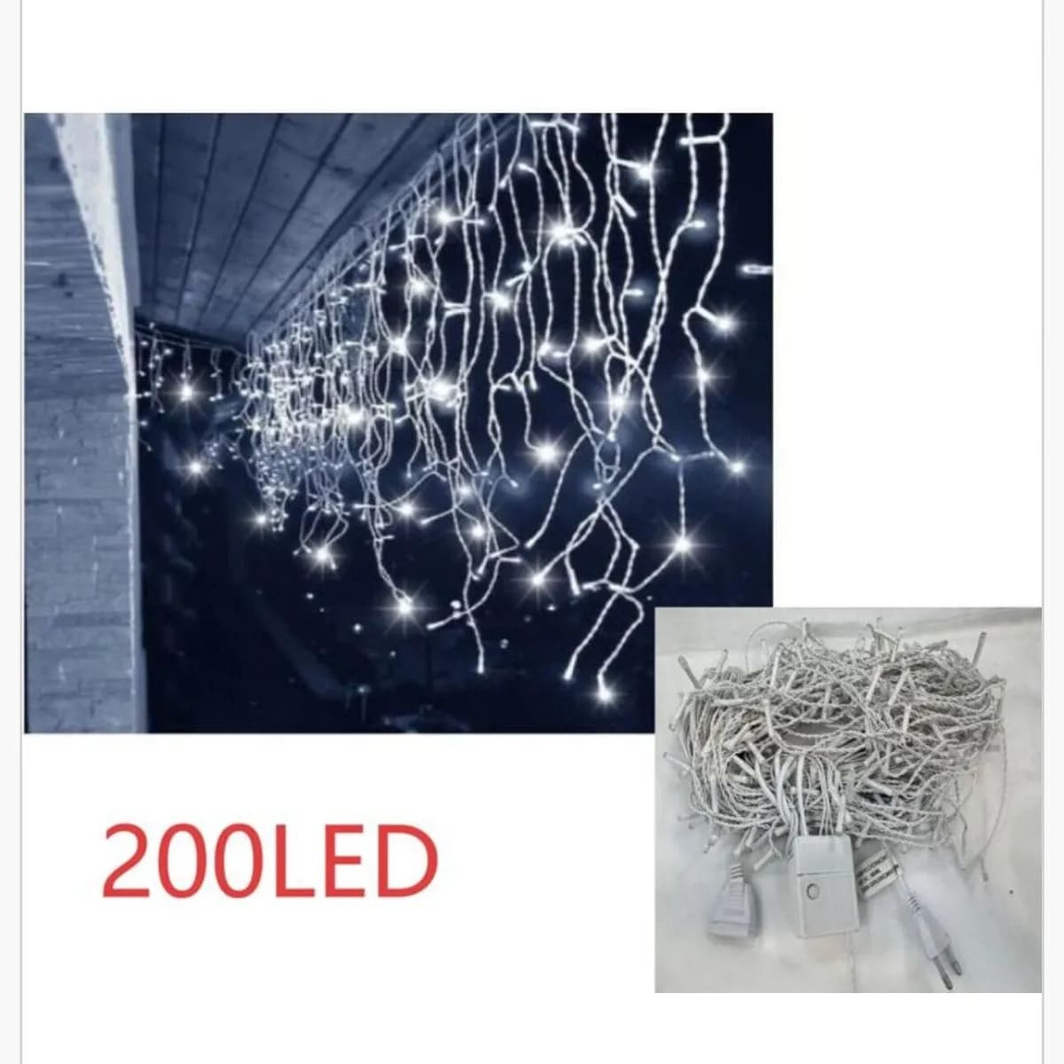Lampka Dekoracja Świąteczny 200LED