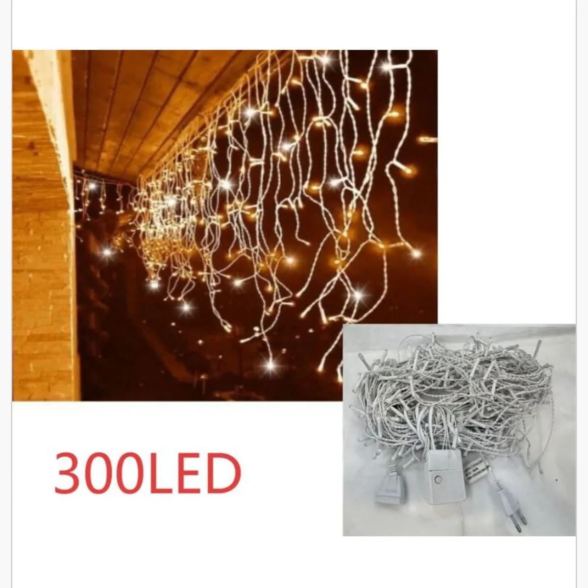 Lampka Dekoracja Świąteczny 300LED