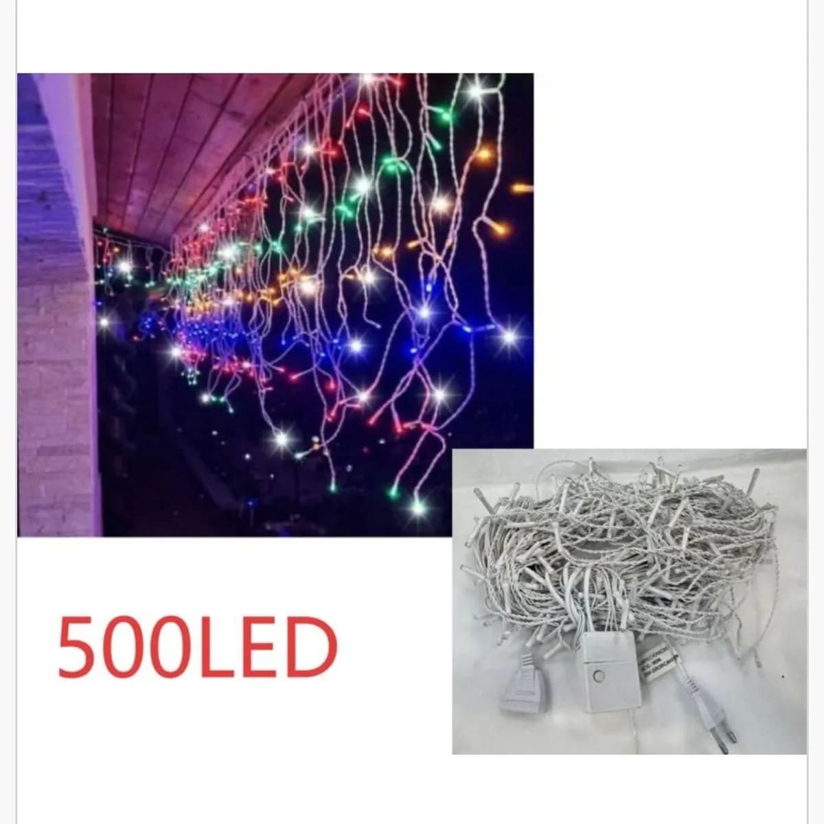 Lampka Dekoracja Świąteczny 500LED
