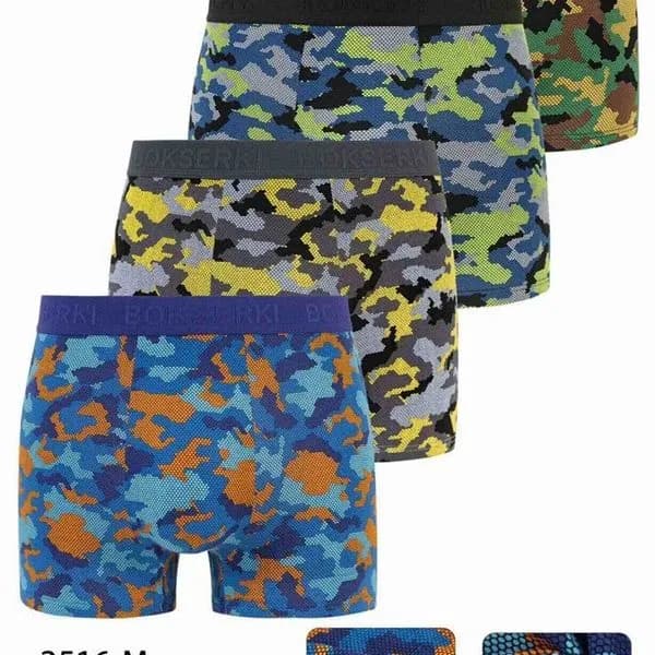 Bokserki męskie T.O.M.N.Y. kamuflaż 4 szt. M-L-XL