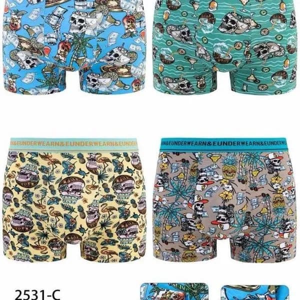 Bokserki męskie TOM.NY 48% bawełna S-L-XL 5012026-32