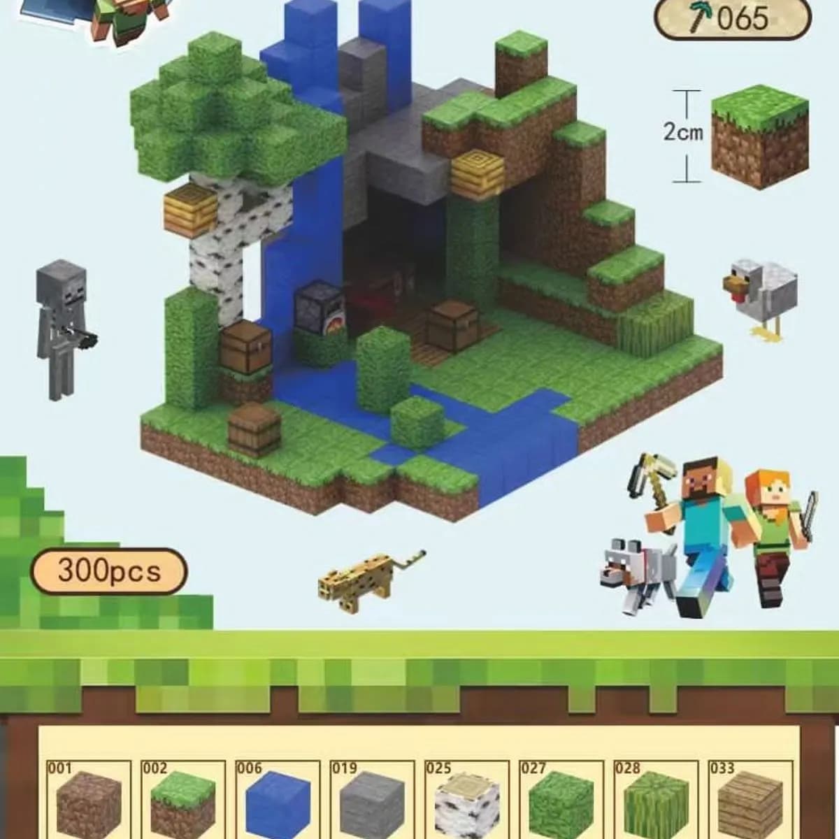 Zabawki Klocki Magnetyczny Minecraft