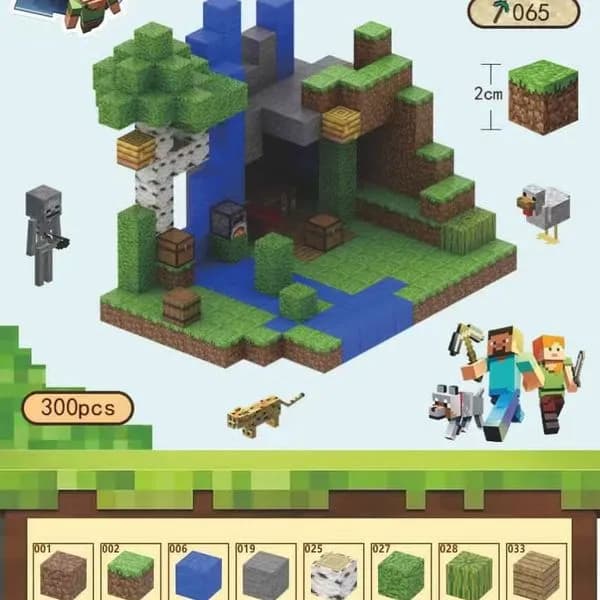 Zabawki Klocki Magnetyczny Minecraft