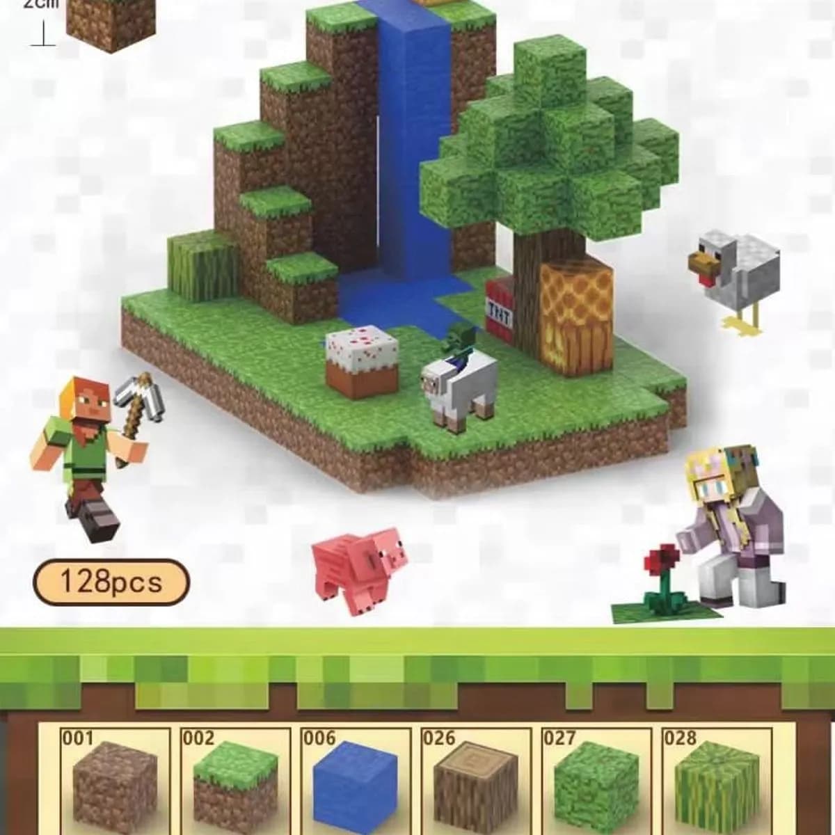 Zabawki Klocki Magnetyczny Minecraft