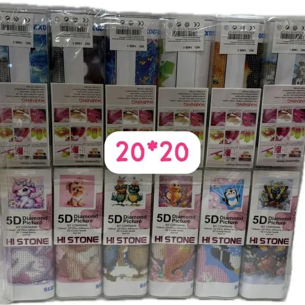 Zestaw 5D Diamond Painting 20x20 cm 12 szt