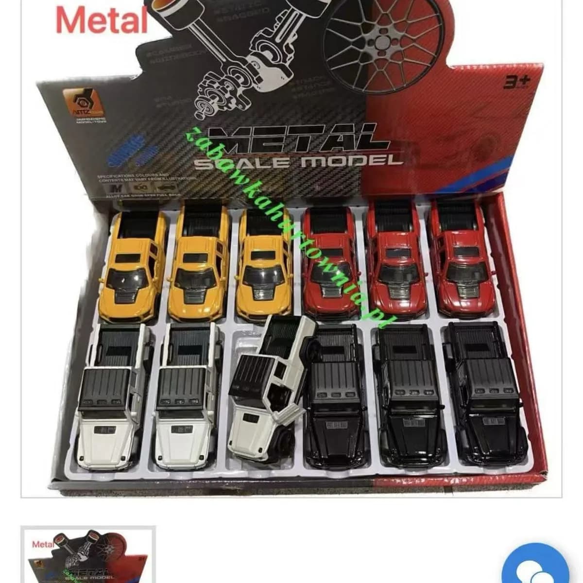 Zabawki Metal Scale Model