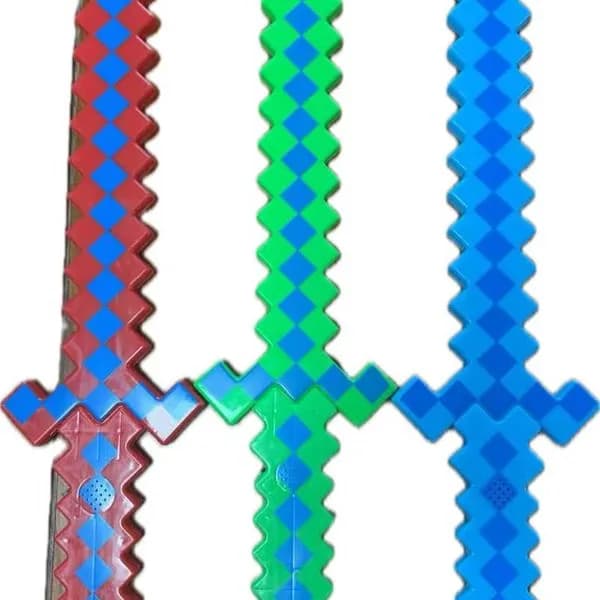 Zabawki Miecz Minecraft LED