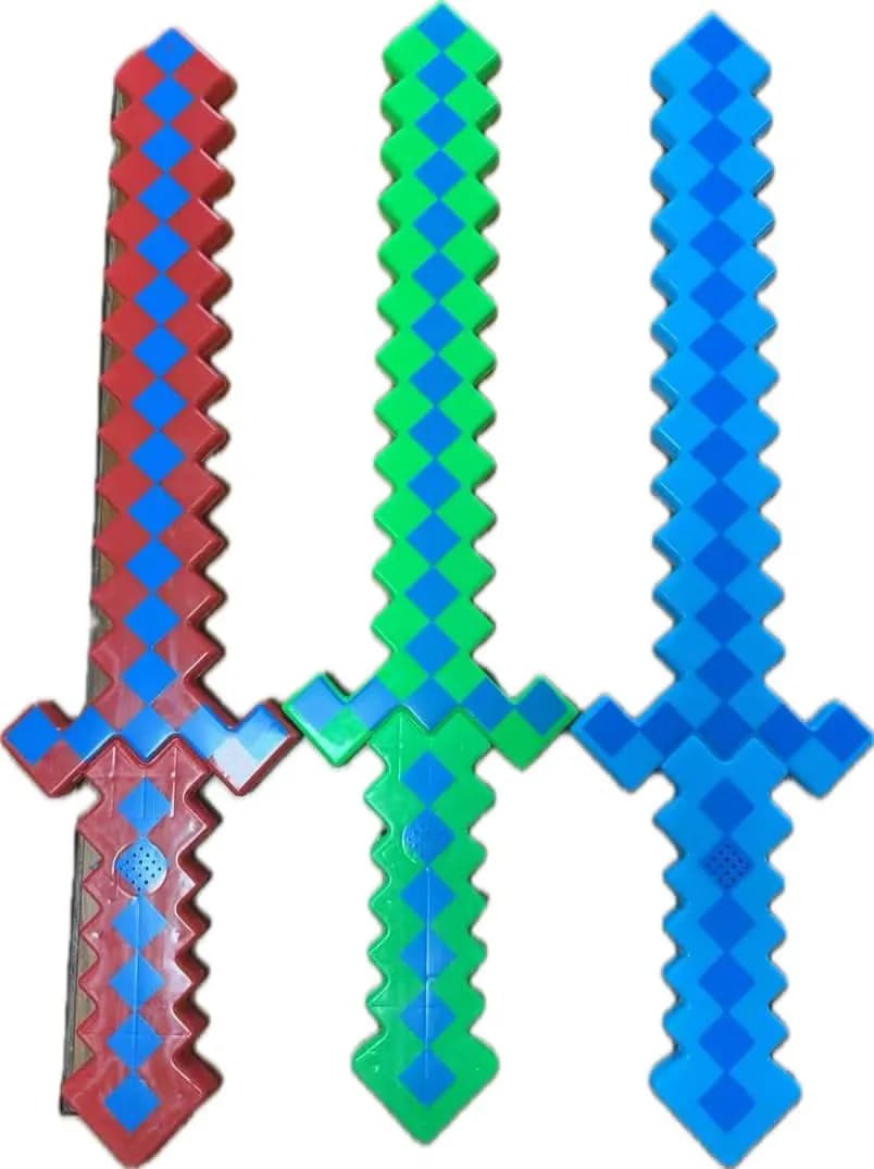 Zabawki Miecz Minecraft LED