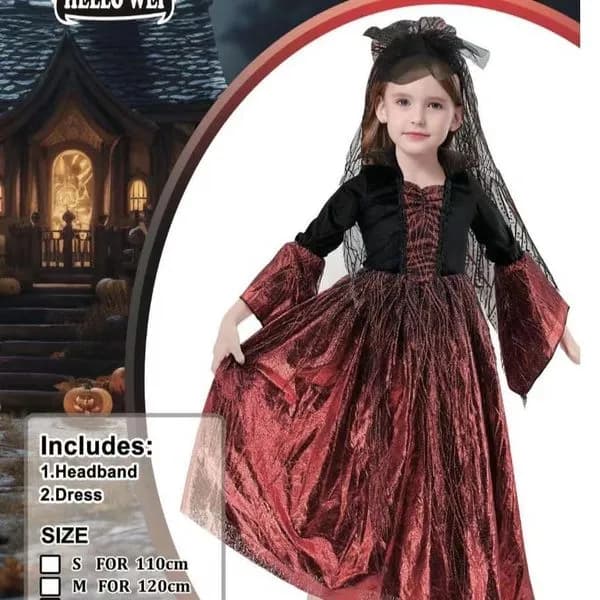 Strój Halloween DXJC6372 dziewczynka S/M/L/XL