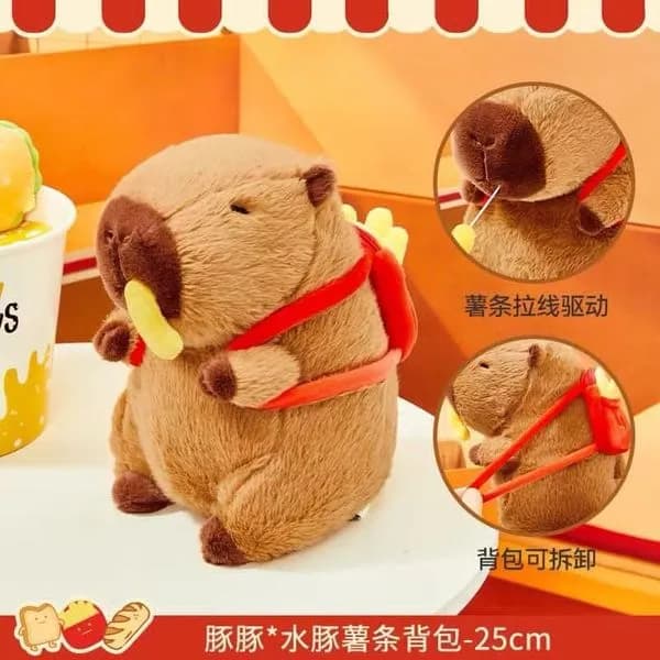 Maskotka Pluszowa Kapibara z Plecakiem 30cm