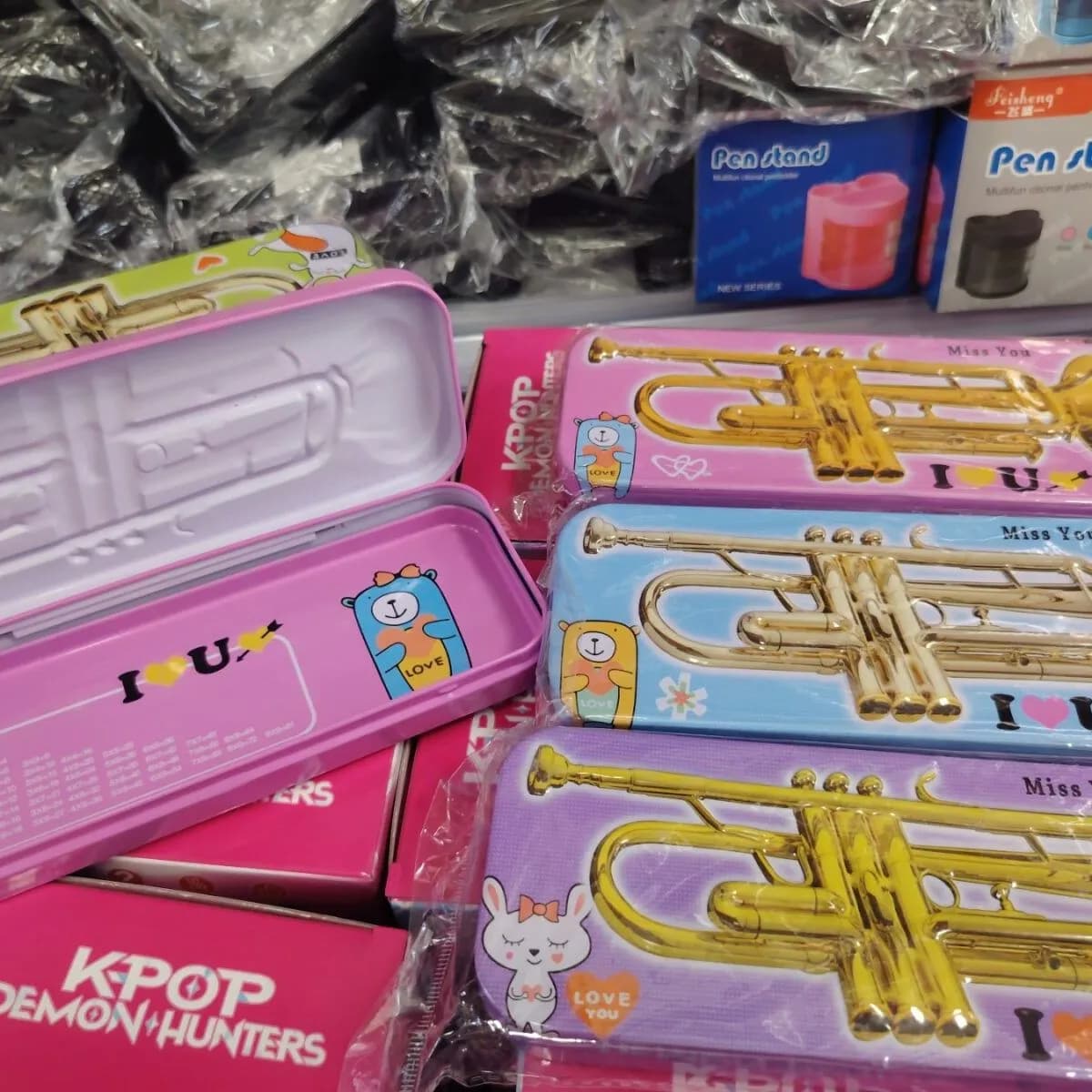 Piórnik Metalowy z Nadrukiem Trąbki