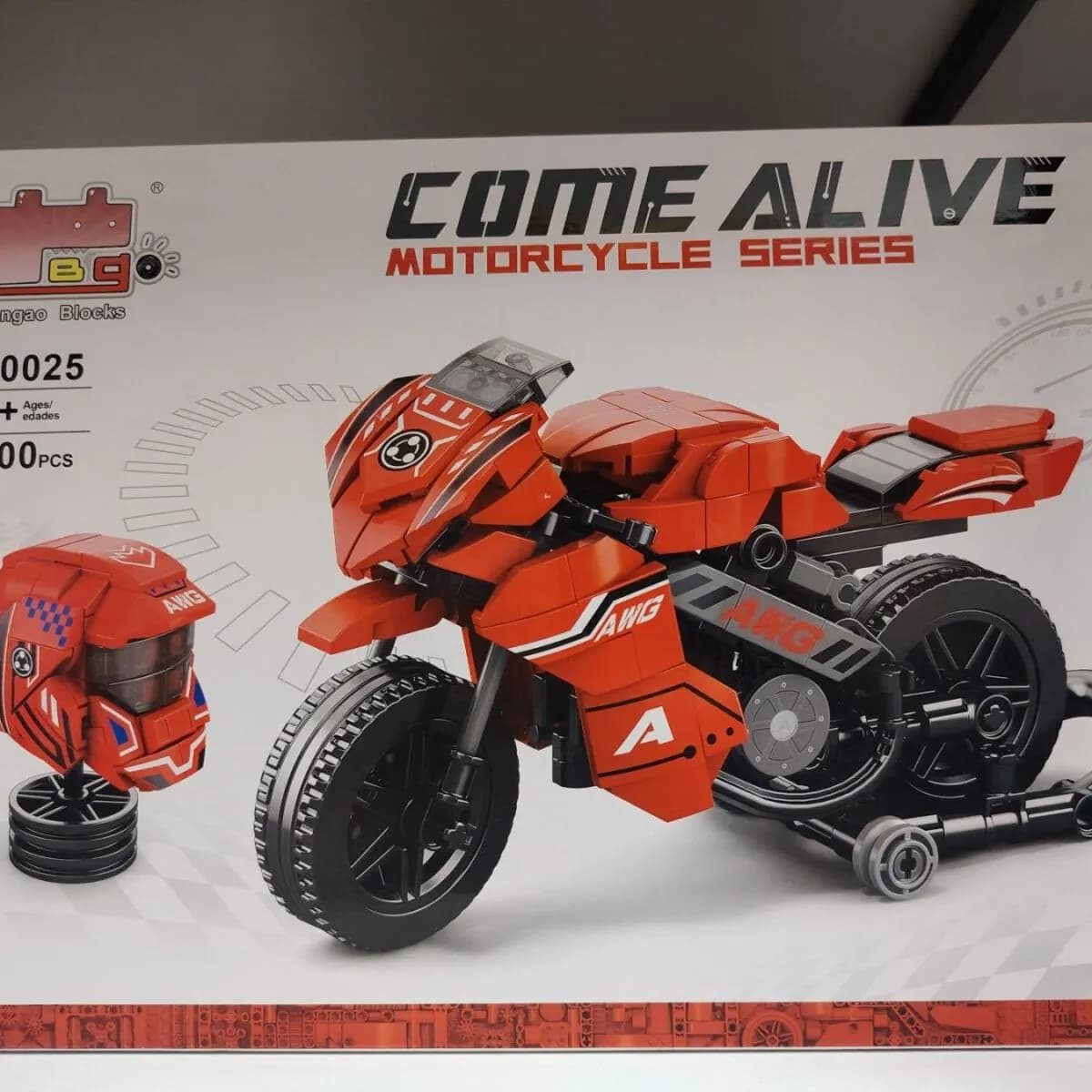 Zestaw klocków Come Alive Motorcycle 400 pcs 3025