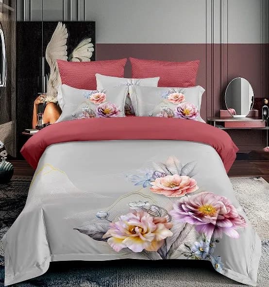 Komplet Pościel 3D 3CZ 200/220 Kwiatowy